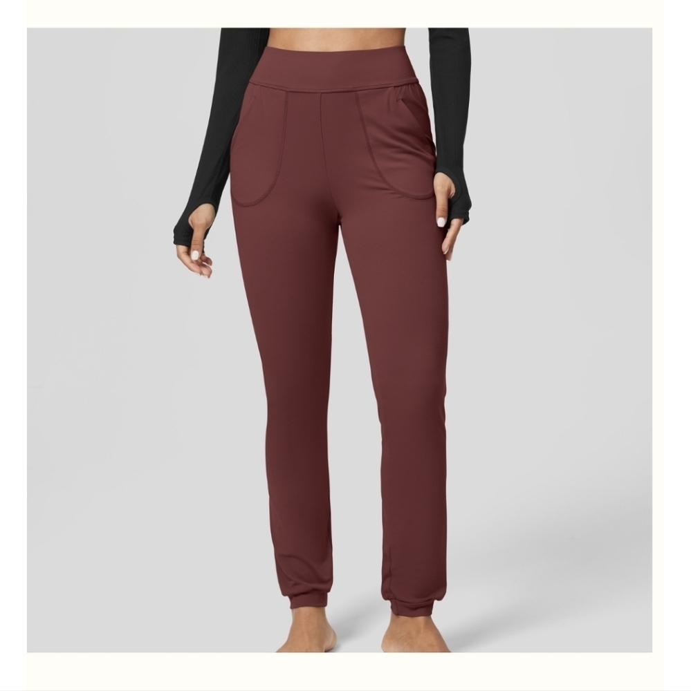 Halara pocket stitching high wasted joggers